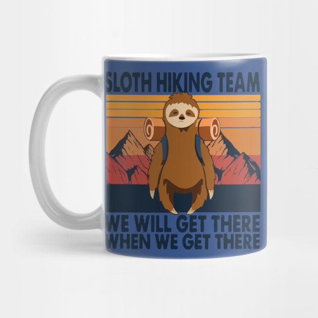 sloth hiking team by soanem